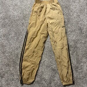 Women’s Tan Adidas Track Pants